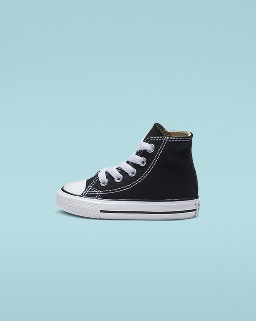 Boys' Converse Chuck Taylor All Star Classic High Top Shoes Black | AU 094E6W